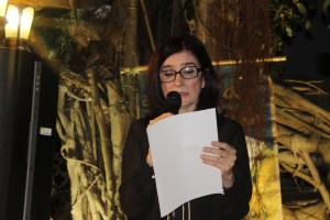 Marina Moncada en La Otra Esquina de las PalabrasFoto: Ernesto G.