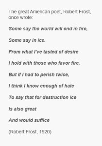 Poem by Robert Frost